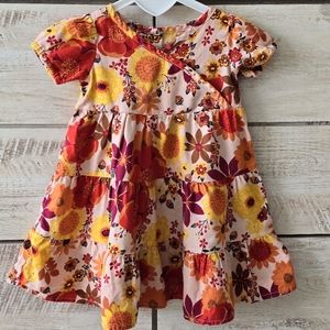 Gymboree Baby Girls' Short Sleeve Dressy Flower Dresses with diaper cover